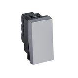 Arteor 1 Way 6A Push Button 1 Module Square Soft Alu