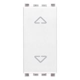 2P 10A 2-way push button white