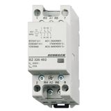 Modular contactor 25A, 2 NO + 2 NC, 24VAC, 2MW