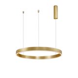 3000K Triac Dimmable Brass Gold Aluminium   & Acrylic  LED 50 Watt 3684Lm  230 Volt IP20   D: 80 H: 200 cm