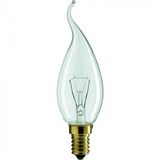 Incandescent Bulb E14 25W B35 CH 240V CL