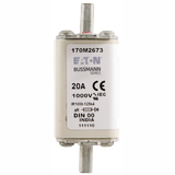 High-speed fuse (uR) S000 DIN43620 690Vac 200kA 50A gR protection type