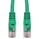 Patchcord RJ45 unshielded, Cat.6, PVC, green, 1.0m