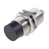 Proximity sensor, inductive, nickel-brass, long body, M30, unshielded,