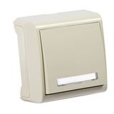 Vera Beige Illuminated Labeled Buzzer Switch