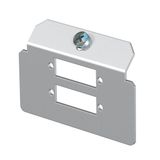 Support plate 2 x type L for mounting support