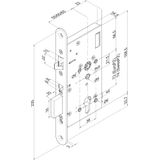 High-security lock with external control 509X702PZ