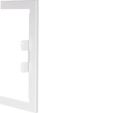 Wall cover plate for BRS 100x210mm lid 80mm of sheet steel in pure whi