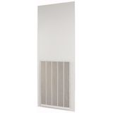 Rear wall ventilated, for HxW = 2000 x 850mm, IP42, grey