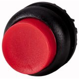 Illuminated pushbutton actuator, RMQ-Titan, Extended, maintained, red, Blank, Bezel: black