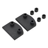 Mounting Kit for D41D, 2 mounting plates and 4 ferrule plugs