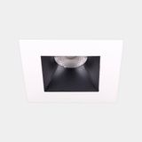 Downlight Play Deco Symmetrical Square Fixed 6.4W LED warm-white 3000K CRI 90 48.7º ON-OFF Black/White IP54 644lm