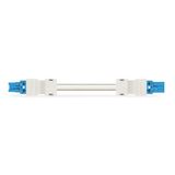 pre-assembled interconnecting cable Eca Socket/plug blue