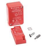 Allen-Bradley, 440N-G02093, Ferrogard FRS2, Rectangular, Molded ABS Red Plastic, Switch & Actuator 250VAC (2A max Switching Capability)1 N.C. Safety Contact  1 N.O. Aux Contact, 4-Pin Micro QD