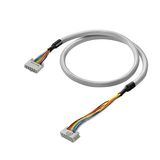 PLC-wire, Digital signals, 50-pole, Cable LiYY, 1 m, 0.14 mm²