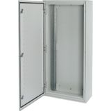 Surface-mounted installation distribution board with double-bit lock, IP55, HxWxD=1260x1200x270mm, white