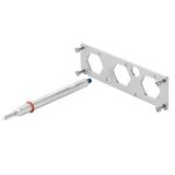 Mounting frame for industrial connector, Series: HighPower, Size: 8, N