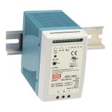 DRC-100A DIN rail power supply, 96W, 13.8/13.8V, MEAN WELL