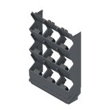 Side element, IP20 in installed state, Plastic, Graphite grey, Width: 