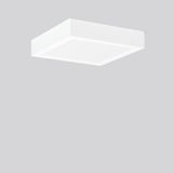 TOLEDO FLAT square, 25 W, 2200 lm, 840, white, on/off Surface mounted 