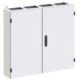 TG409G Wall-mounting cabinet, Field Width: 4, Number of Rows: 9, 1400 mm x 1050 mm x 225 mm, Grounded, IP55