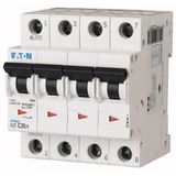 Miniature circuit breaker (MCB), 40 A, 4p, characteristic: C