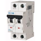 Miniature circuit breaker (MCB), 6 A, 2p, characteristic: C