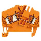 Feed-through terminal block, Tension-clamp connection, 2.5 mm², 800 V,