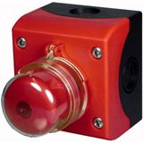 Fireman's switch, PV, 1N/O+1N/C, FW switch, red, IP65_x