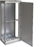 Modular stand-alone distrib. IP41 850x2000x600 120° RAL7035 rear wall 