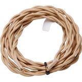 Textile cable H05V-K2x0,75mm²,2m,beige