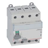 RCD DX³-ID - 4P - 400 V~ neutral right hand side - 80 A - 500 mA - AC type