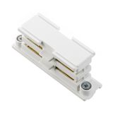 Lighting track accessory Power connection extension, wh