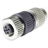 Circular Connector w. Harax M12 L2/ PE F