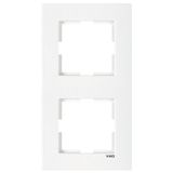 Karre Accessory White Two Gang Frame