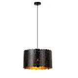 Lucide ALMELO - Hanging lamp - 1xE27 - Black