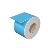 Device marking, halogen-free, Self-adhesive, 30000 x Polyester, blue