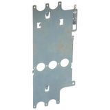 Mounting plate XL³ 4000 - for DPX 630 fixed + elcb - vertical