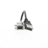 Communication adapter, CS1/CQM1H/CPM2C peripheral port to 9-pin recept