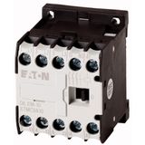Contactor, 380 V 50 Hz, 440 V 60 Hz, 3 pole, 380 V 400 V, 4 kW, Contacts N/O = Normally open= 1 N/O, Screw terminals, AC operation