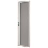 Transparent door (sheet metal), 3-point locking mechanism with clip-down handle, right-hinged, IP55, HxW=1730x570mm