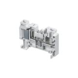 DISCONNECT TERMINAL BLOCK, GREY, 7.6X48.5X29MM, 7.62MM SPACING, GREY