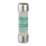 NFC cartridge fuses, TeSys GS, cylindrical 10mm x 38mm, fuse type aM, 400VAC, 25A, without striker