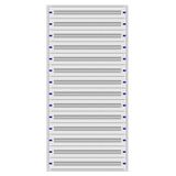 Flush-mount. distribution board 4U-42K,H:2025 W:1030 D:250mm