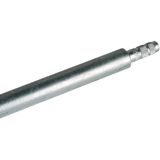 Earth rod D 20mm L 1000mm St/tZn Type Z with triple knurled pin