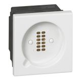 Socket for hand held remote control unit-for Cat.No 0 782 42/44-white antimicrob