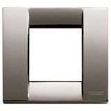 Classica plate 1-2M metal black chrome