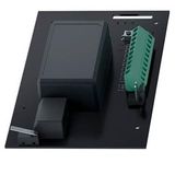vhfBridge Black - Module for connecting Ajax security systems to third-party VHF transmitters (AJ-VHFBRIDGE/Z)