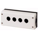 Surface mounting enclosure, 4 mounting locations