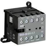 B6S-30-01-1.7-71 Mini Contactor 24 V DC - 3 NO - 0 NC - Screw Terminals